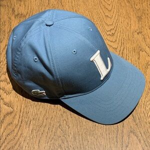 Lacoste Logo Baseball Cap Blue New